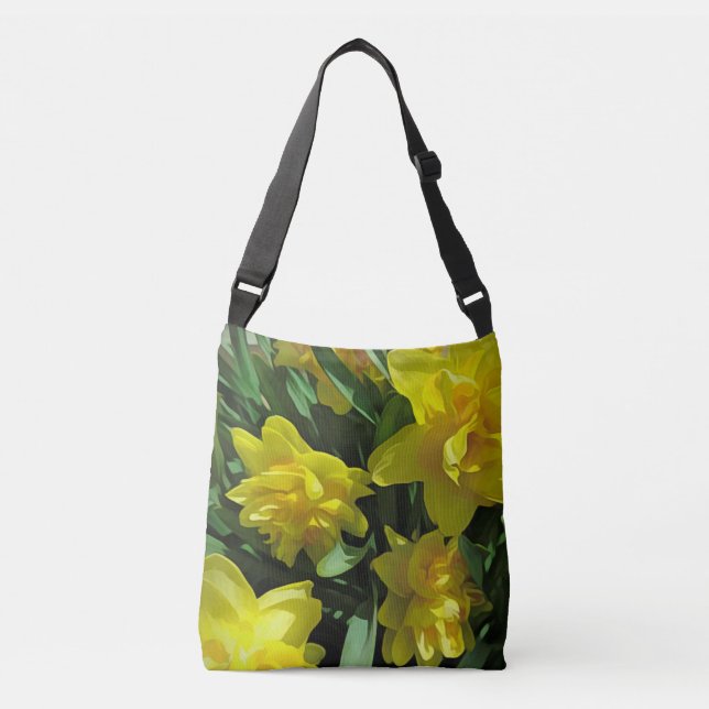 Bolso Cruzado Daffodis amarillo brillante (Anverso)