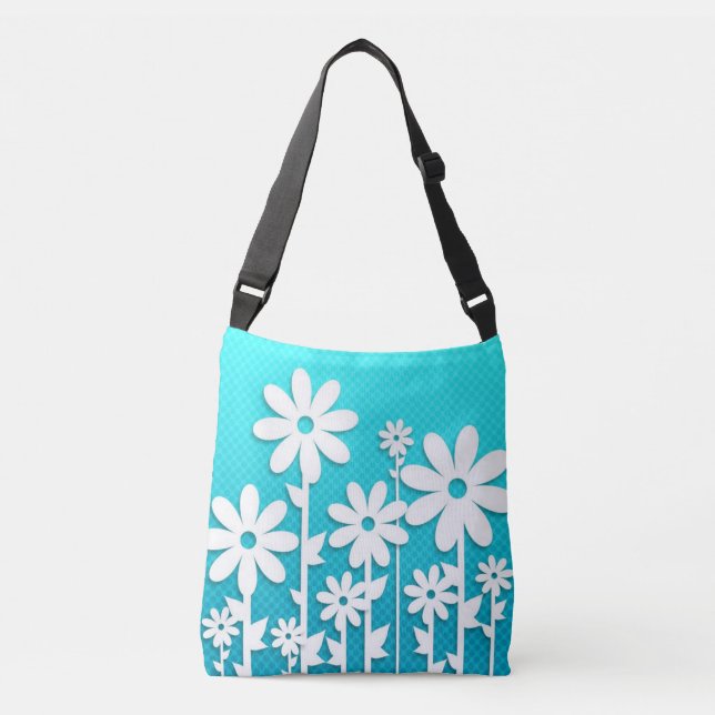 Bolso Cruzado Daisy blanco (Anverso)