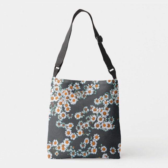 Bolso Cruzado Daisy Daisies Floral (Reverso)