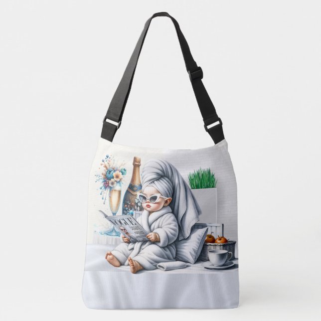 Bolso Cruzado Dama de Ocio mimada - Ver Atrás - (Anverso)