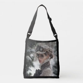 Bolso Cruzado Dama de Steampunk en invierno