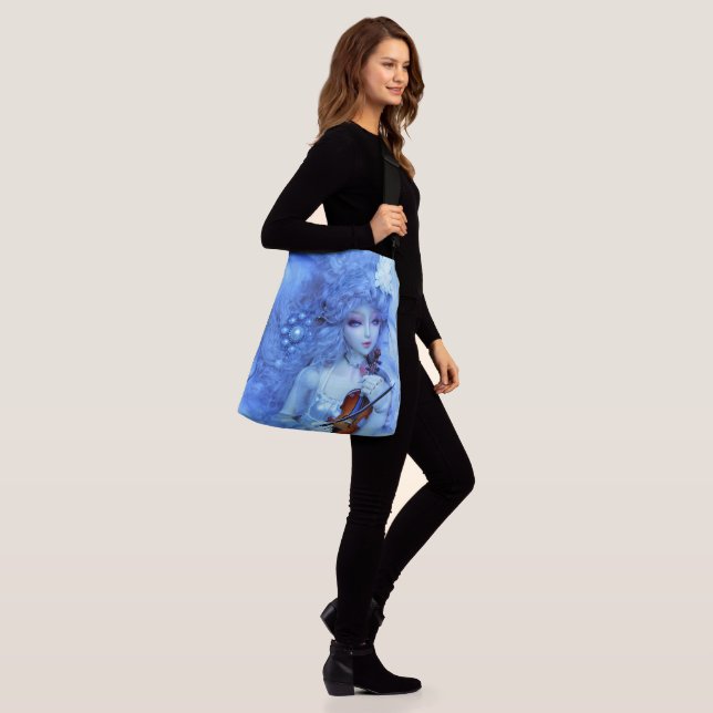 Bolso Cruzado Dama en azul (Puesto)