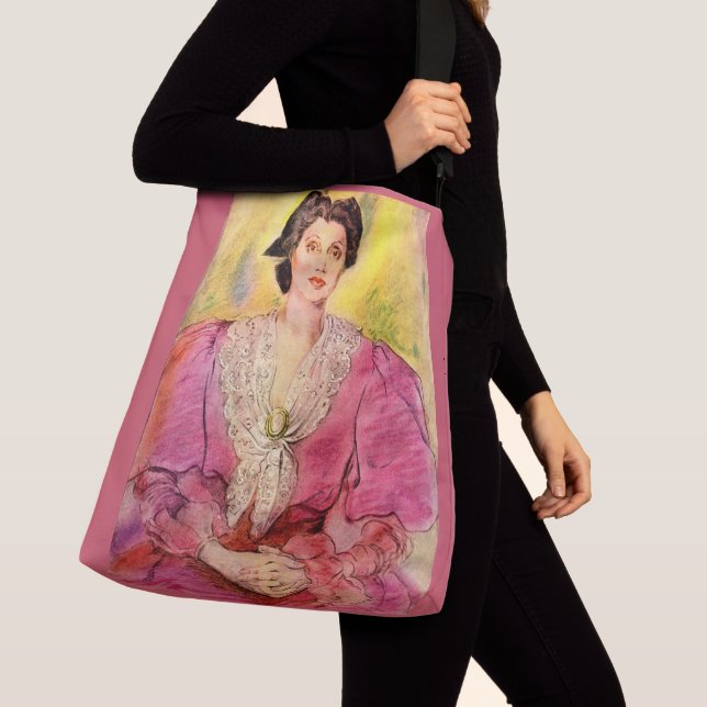 Bolso Cruzado dama rosa (Detalle)