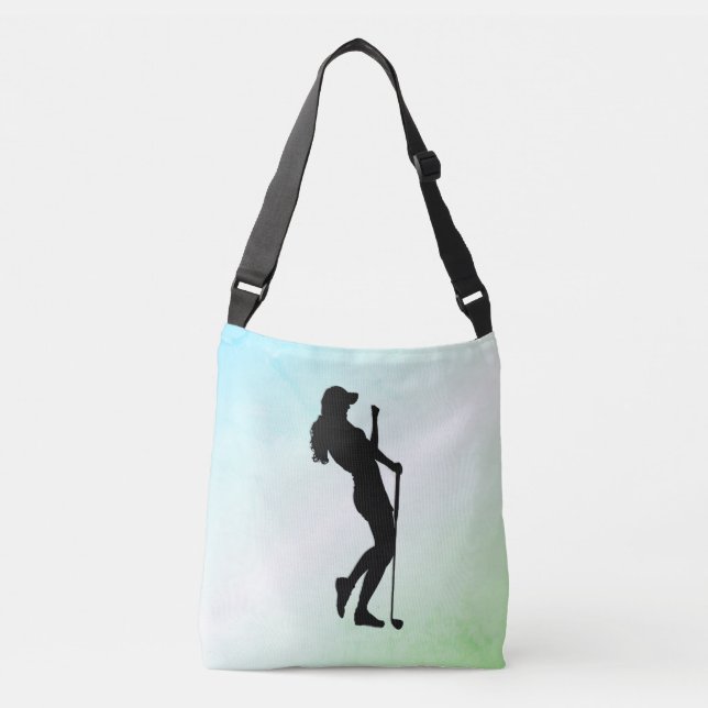 Bolso Cruzado Damas de golf Green (Anverso)