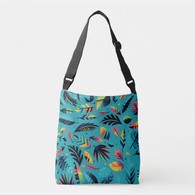 Bolso Cruzado Danza de Hojas (Anverso)
