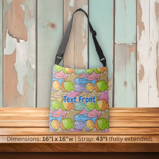Bolso cruzado de dibujos animados de peces (Subido por el creador)
