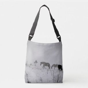 Bolso cruzado de impresión total personalizada de