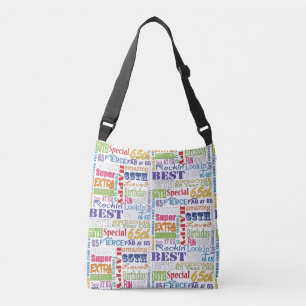 Bolso Cruzado De la fiesta regalos únicos y 65.os de cumpleaño
