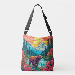 Bolso Cruzado Debe amar al Ilustracion natural