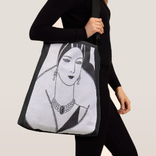 Bolso Cruzado Deco de arte de 1928