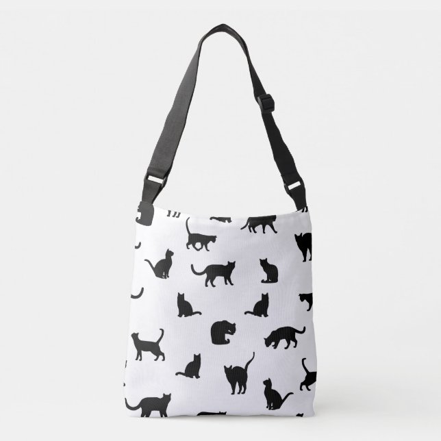 Bolso Cruzado Decoraciones del ventilador del gato, regalo del p (Anverso)