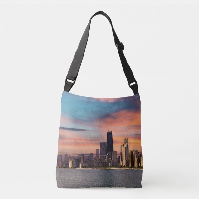 Bolso Cruzado Deep Sunset Chicago (Anverso)