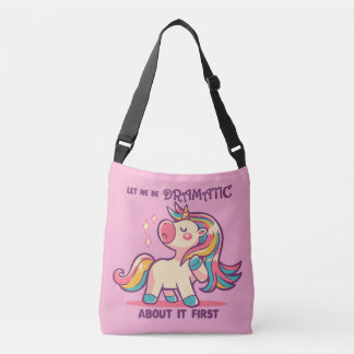Bolso Cruzado Déjame ser Unicornio Dramático