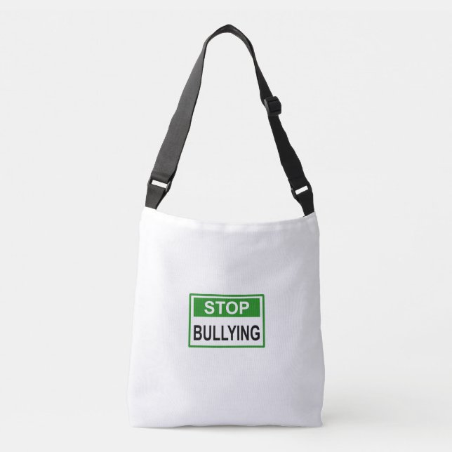 Bolso Cruzado Dejar de bullying Rótulo green (Anverso)