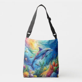 Bolso Cruzado Delfín Pintado