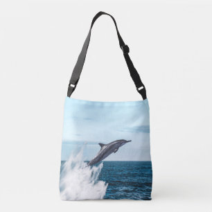 Bolso Cruzado Delfín saltando fuera del océano
