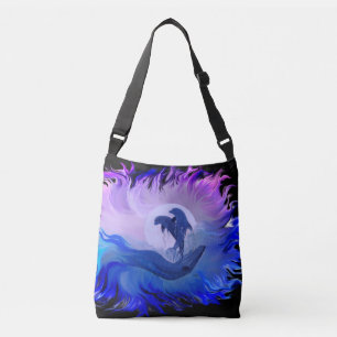 Bolso Cruzado Delfines en la luna