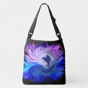 Bolso Cruzado Delfines en la luna