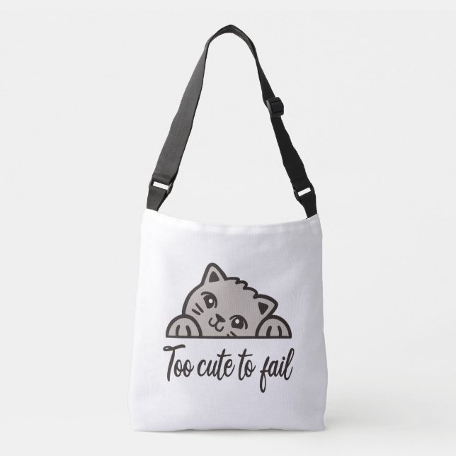 Bolso Cruzado Demasiado lindo para fallar (Anverso)