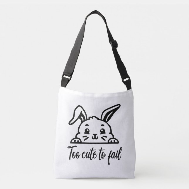 Bolso Cruzado Demasiado lindo para fallar (Anverso)