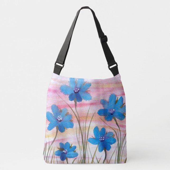 Bolso Cruzado Denim Blues (Anverso)