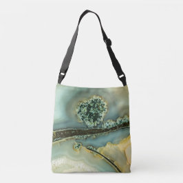 Bolso Cruzado Dentro de una piedra semipreciosa