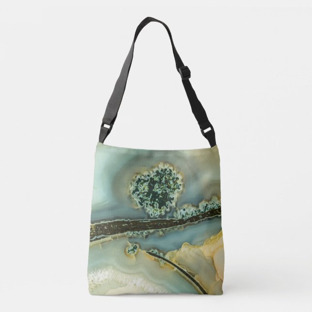 Bolso Cruzado Dentro de una piedra semipreciosa (Reverso)