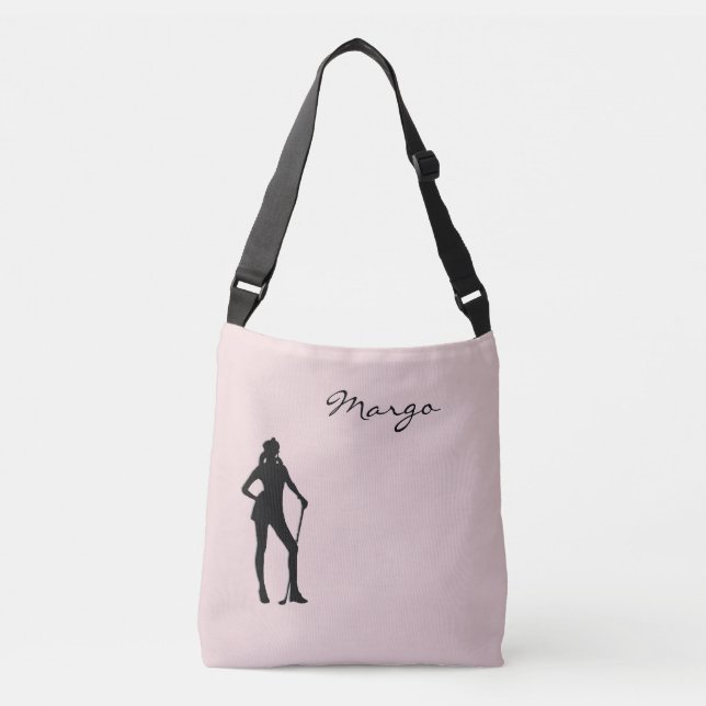 Bolso Cruzado Deporte femenino del rosa del golf (Anverso)