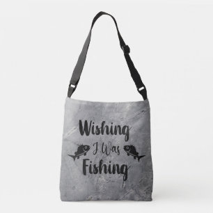 Bolso Cruzado Deseando que estuviera pescando una cita divertida