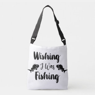 Bolso Cruzado Deseando que estuviera pescando una cita divertida