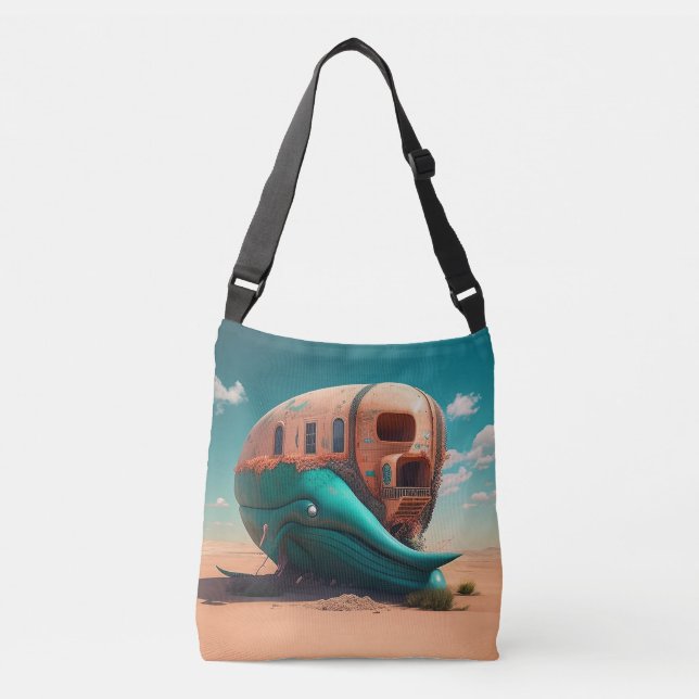 Bolso Cruzado Desert Whale House (Anverso)