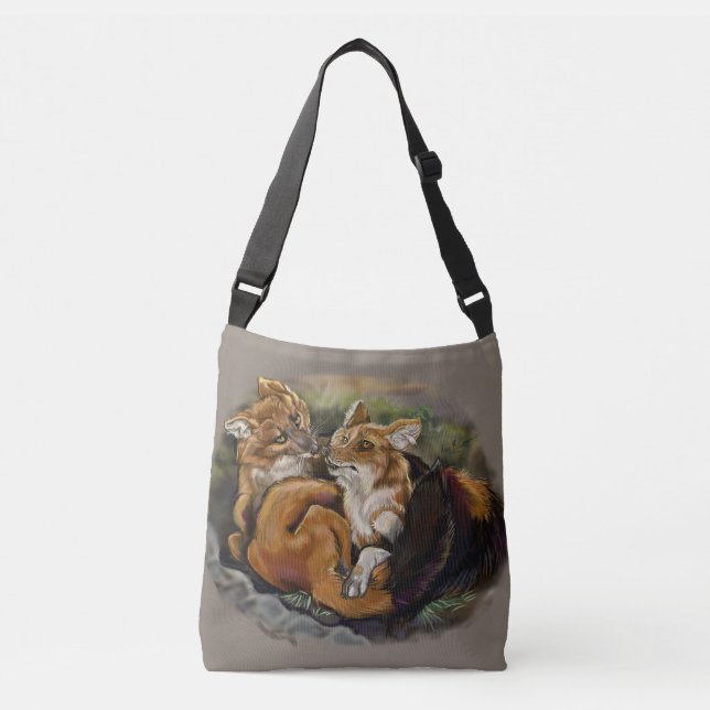 Bolso Cruzado Dhole Cuddle Pareja (Anverso)