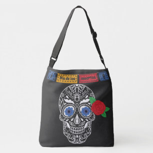 Bolso Cruzado Día De Los Muertos Calavera de Azúcar