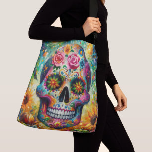 Bolso Cruzado Día de los muertos por la caída del azúcar