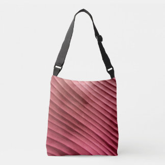 Bolso Cruzado Diagonal roja de hoja