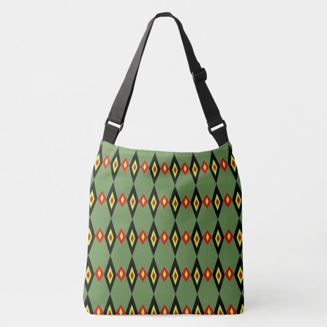 Bolso Cruzado Diamantes con cuentas (Anverso)