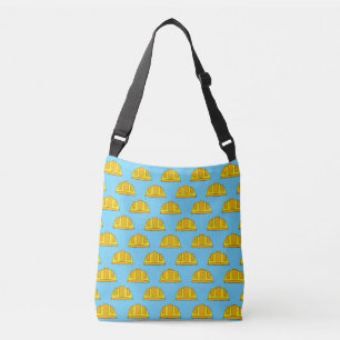 Bolso Cruzado Dibujo animado de casco amarillo