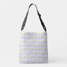 Bolso Cruzado Dibujo floral cutáneo