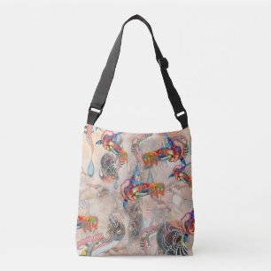 Bolso Cruzado Dibujo Mind análogo a arte