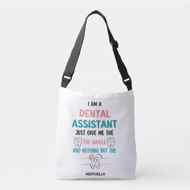 Bolso Cruzado Difícil de DENTAL ASISTENTE (Anverso)