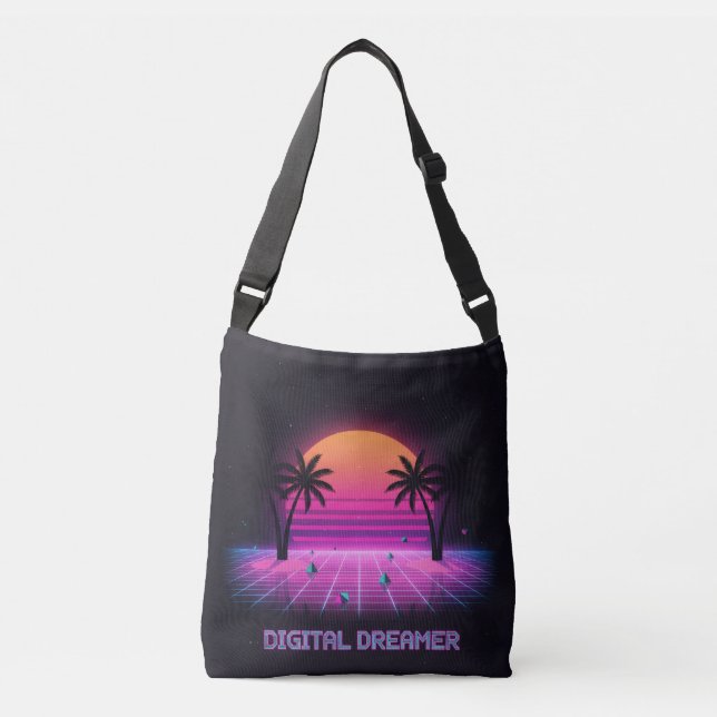 Bolso Cruzado Digital Dreamer Eco-Friendly Tote | Aesthetic Bag (Anverso)