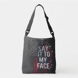 Bolso Cruzado Dilo A Mi Cara Campaña Kamala Harris 2024