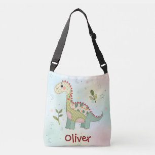 Bolso Cruzado Dinosaurio de parches adorable