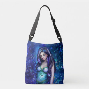 Bolso Cruzado Diosa del Mar de Sirenas Nymph Siren Arte Subacuát