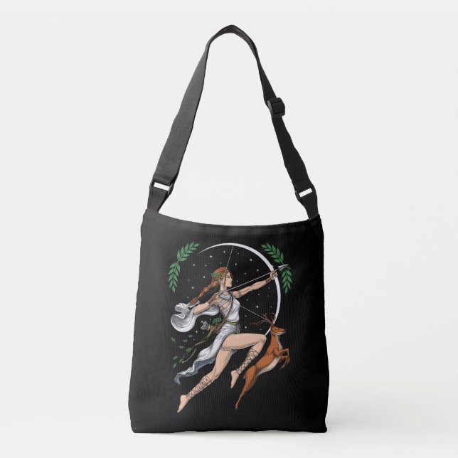 Bolso Cruzado Diosa griega Artemis (Anverso)