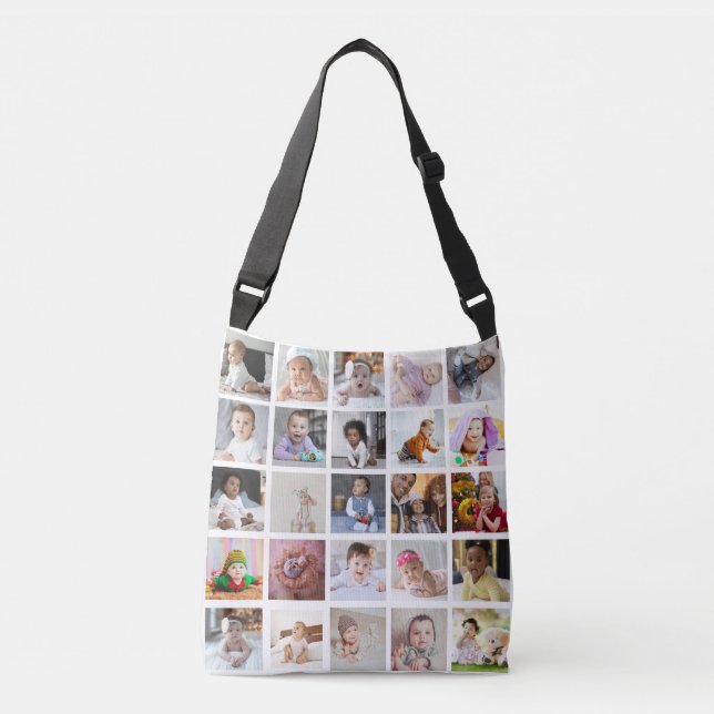 Bolso Cruzado Diseñar su propio Collage de fotos de 25 (Anverso)