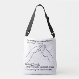 Bolso Cruzado Diseño de ASL - Regla general