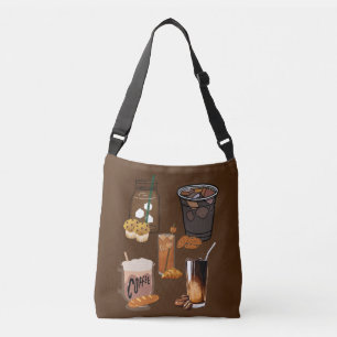 Bolso Cruzado diseño de café