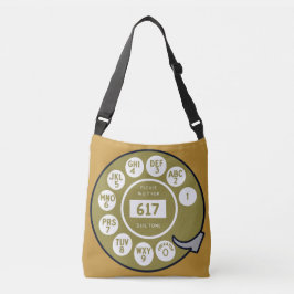 Bolso Cruzado Diseño de dial de teléfono rotativo