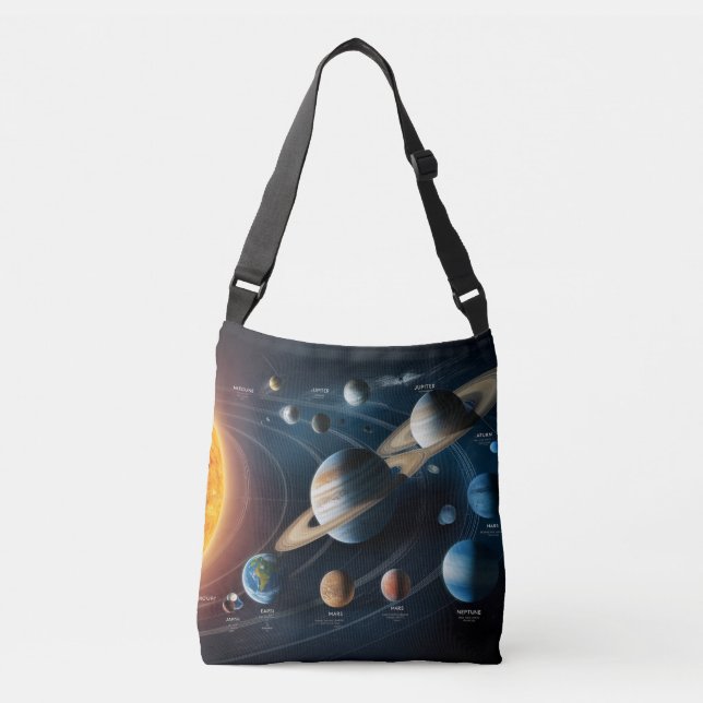 Bolso Cruzado diseño de espacio (Anverso)